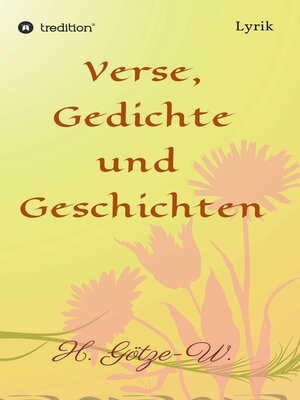cover image of Verse, Gedichte und Geschichten